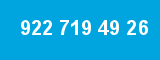 922 719 49 26 922 719 49 26